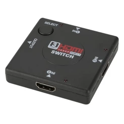 Hub Hdmi 3x1 Adaptador Cabo 3 Entradas E 1 Saída