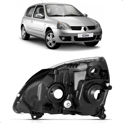 Carcaça Farol Dianteiro para Renault Clio 2003 A 2011