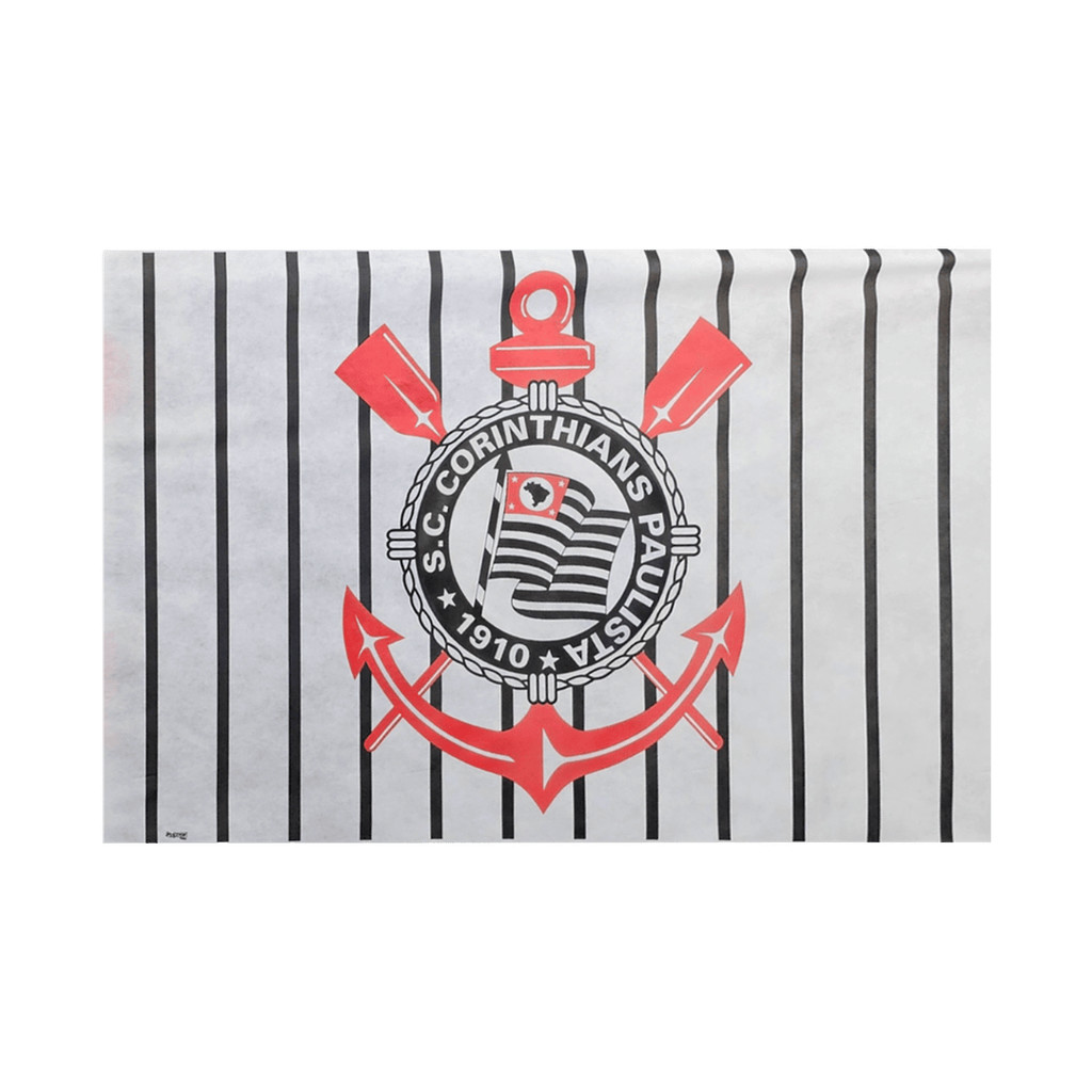 Painel Decorativo Tnt Corinthians 1,40m X 1,03m C/1 Unidade