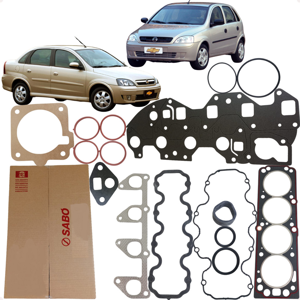 Jogo Junta Superior Cabeçote Corsa Meriva Montana 1.8 Sabó em Oferta na Shopee