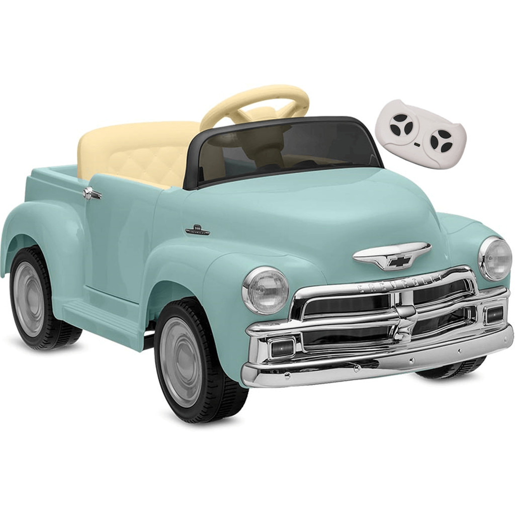 Carro Eletrico Bandeirante Chevrolet 3100 Pickup 12V CR Menta em Oferta na Shopee