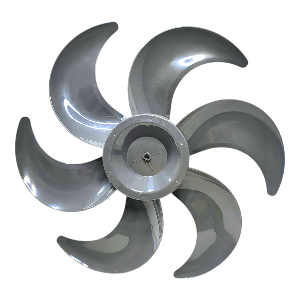 Hélice Para Ventilador 6 Pás 40cm Britânia Philco Cinza Escuro BVT450 Bvt400 Maxx Force Turbo