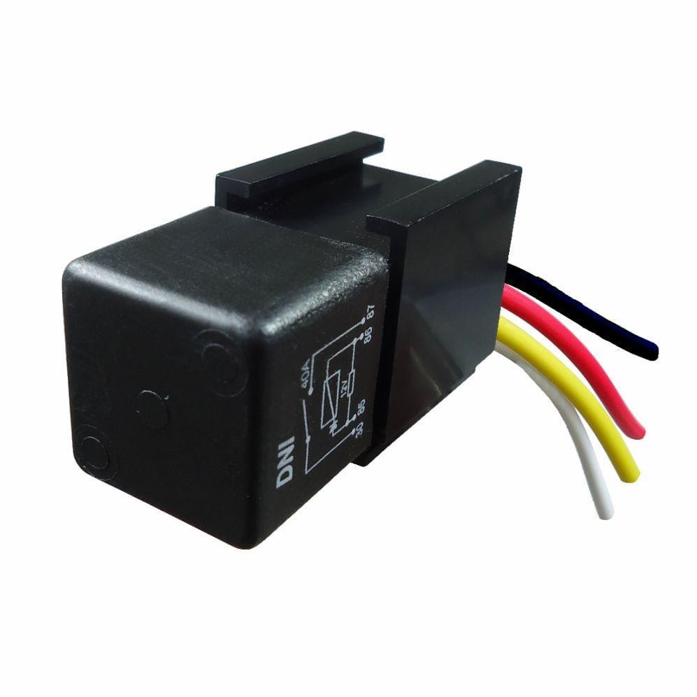 Relé de 4 Terminais com Soquete 12V e 70A - DNI 7522 - Spare Parts and Accessories for Vehicles