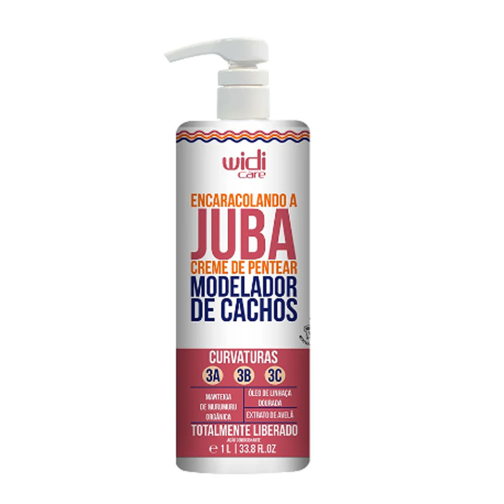 Creme de Pentear Modelador de Cachos Encaracolando a Juba Widi Care 1L