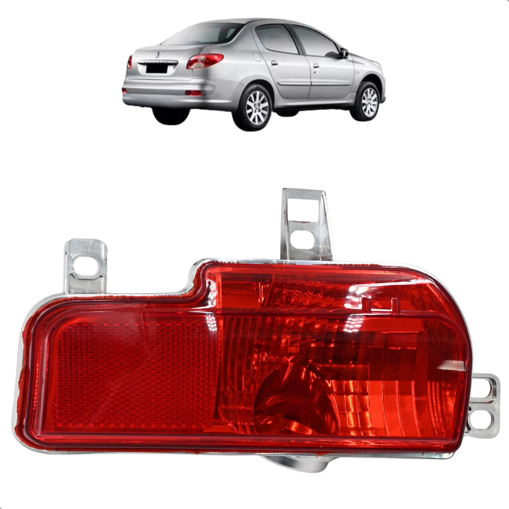 Lanterna Peugeot 207 Lado Esquerdo Motorista Anti-neblina 2008 Até 2013 4 Portas