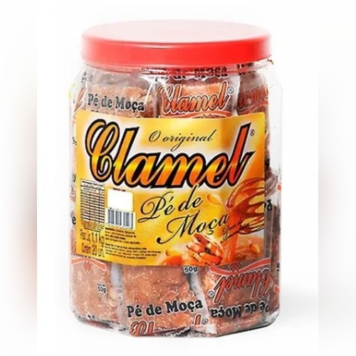 Pé de Moça Clamel Pote 20 Unidades de 55Gr