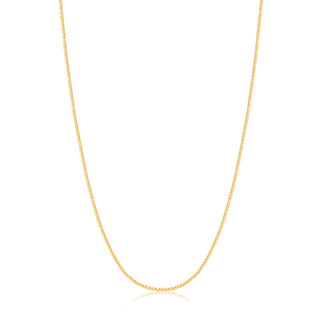 Colar Banho de Ouro 18K Elos Veneziano Fino (45cm) em Oferta na Shopee