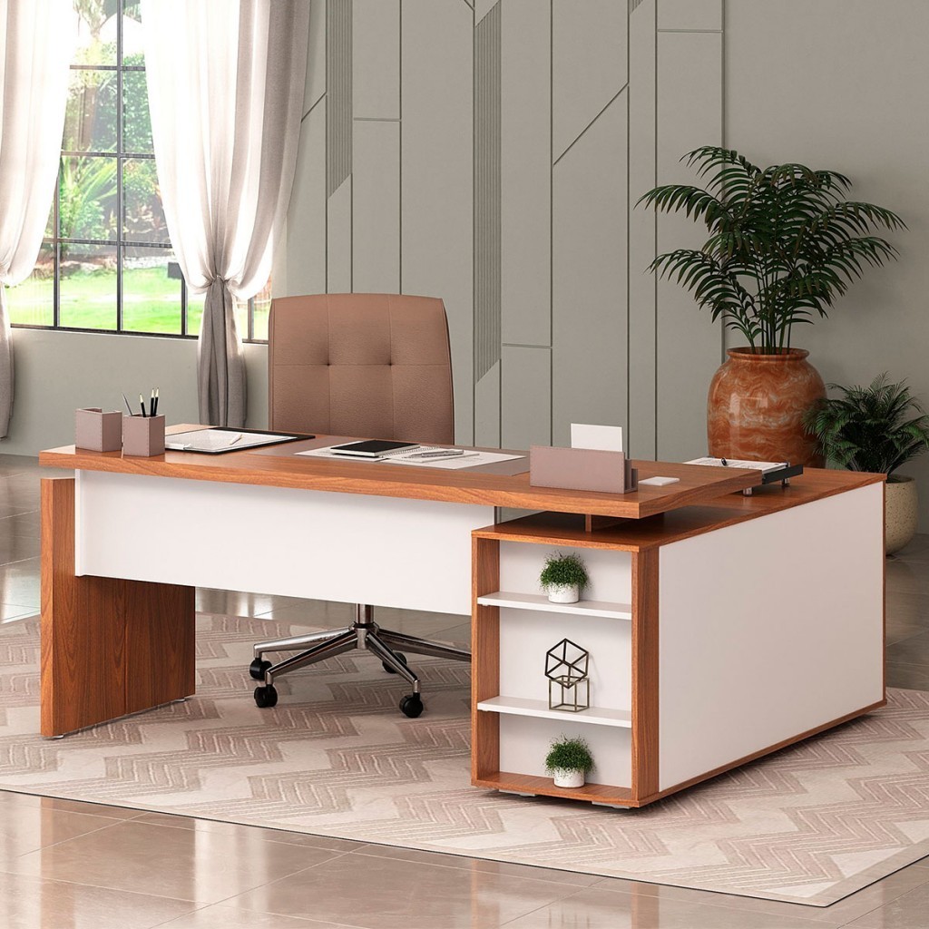 Mesa para Escritório Gerencia 1 Porta em Oferta na Shopee