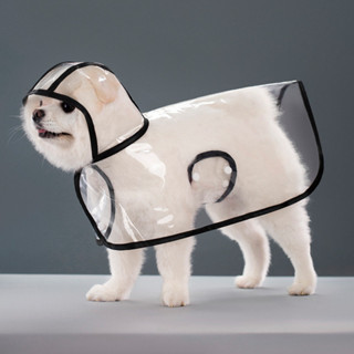 Capa De Chuva Transparente À Prova D'água Para Cachorro Com Capuz Gato Shih Tzu em Oferta na Shopee