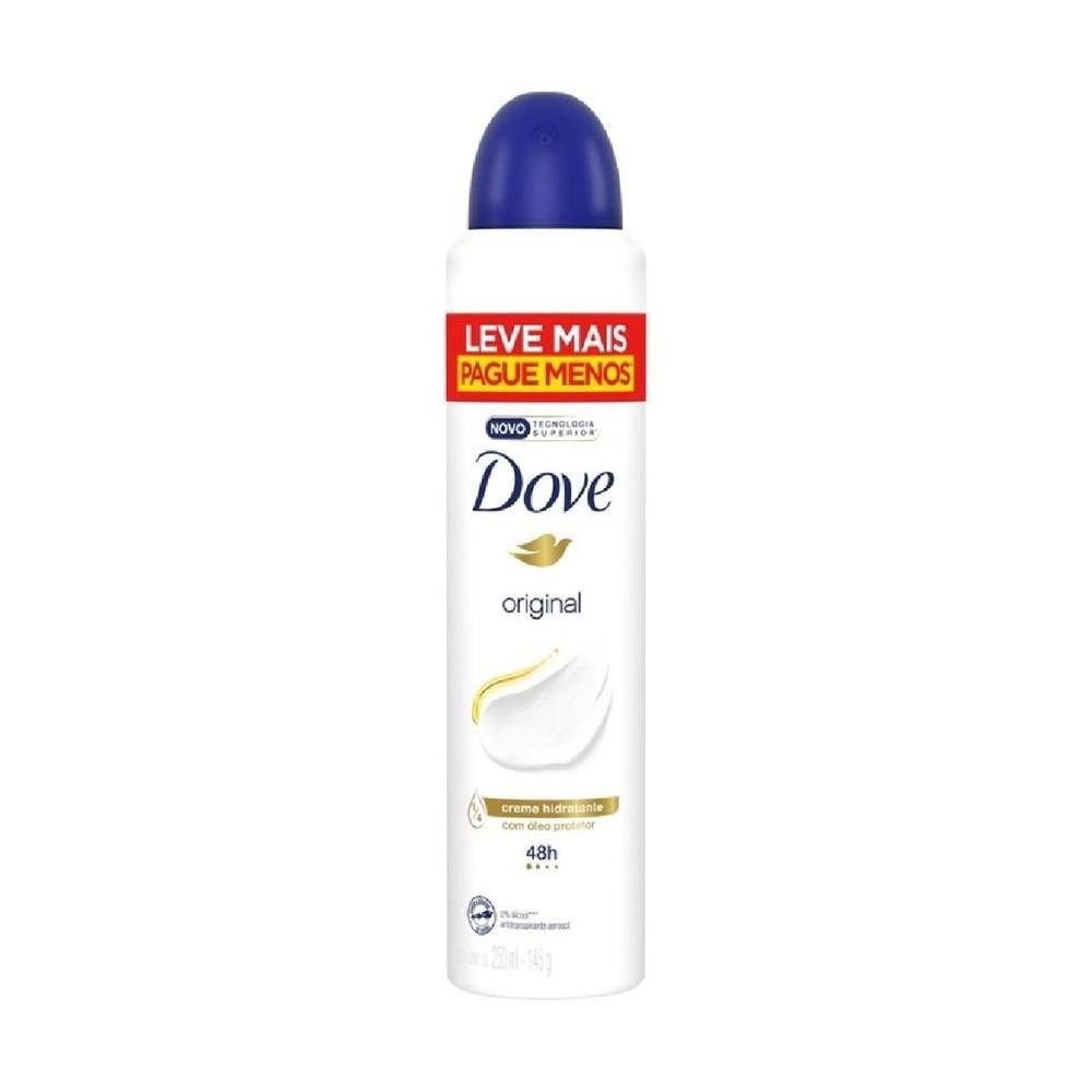 Desodorante Aerosol Dove Original 250ml Leve mais Pague menos em Oferta na Shopee