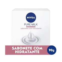 Sabonete em Barra Nivea Pure Milk Beauty Elixir Sensitive 90g