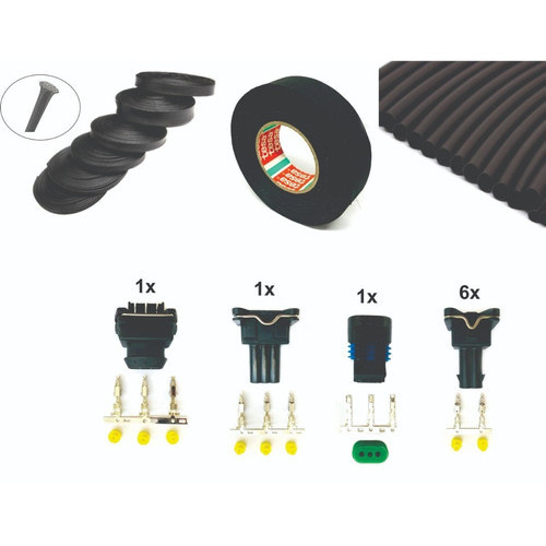 Kit Montagem Chicote Conector Malha Termo Fueltech Pandoo Tc