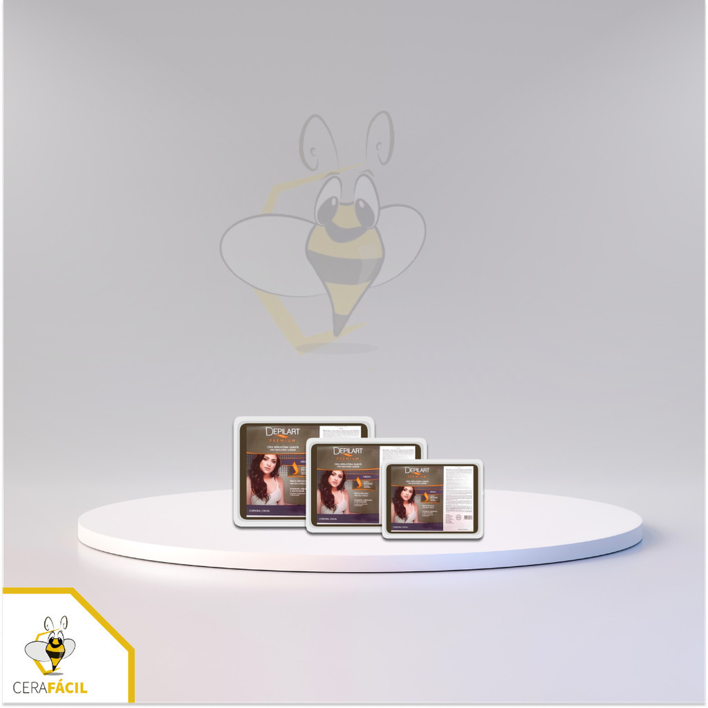 Cera Quente Negra 1Kg Depilart 3un