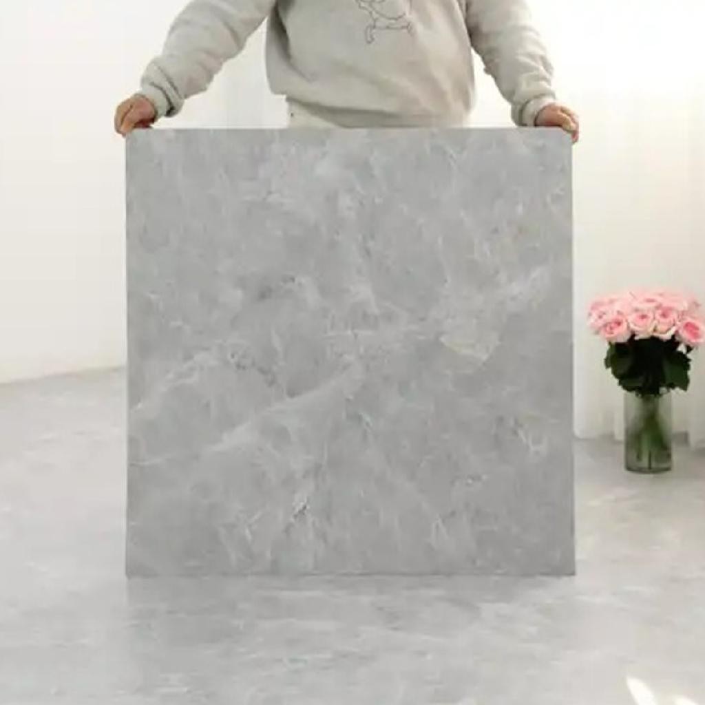 10 Placa Adesiva Vinilico Piso Chão Impermeável 60X60cm Luxo