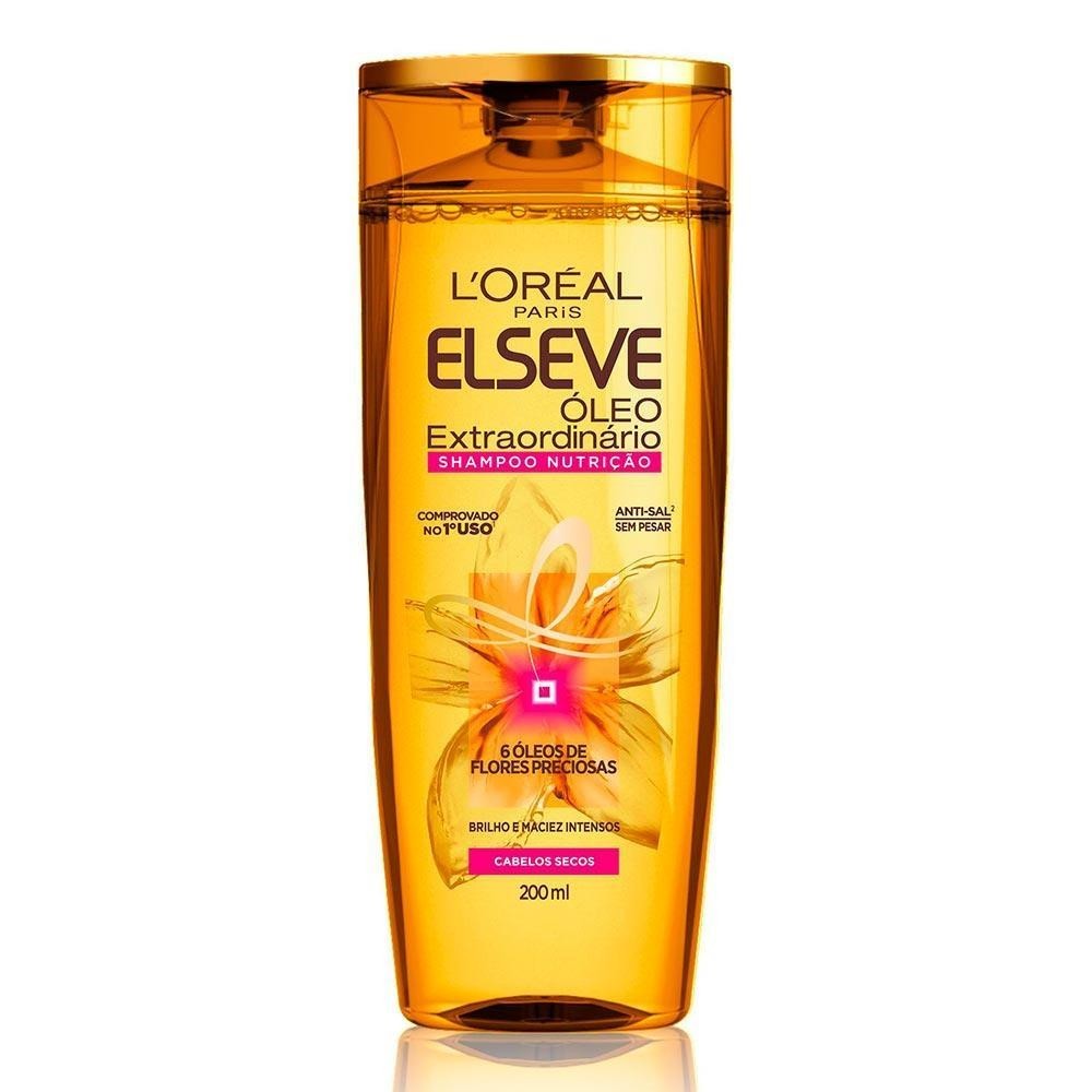ELSEVE SHAMPOO ÓLEO EXTRAORDINÁRIO NUTRIÇÃO COM 200ML