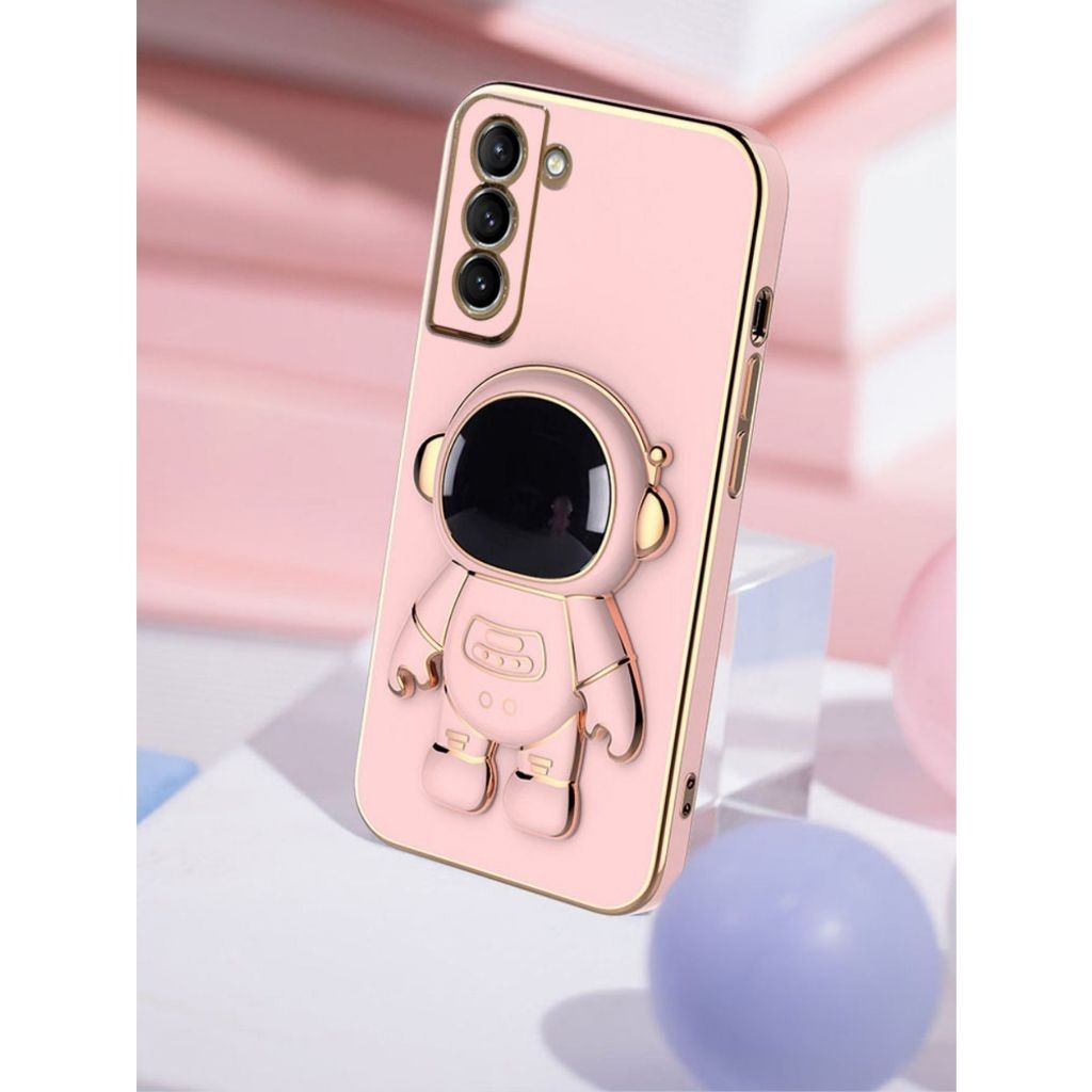 STAR CAPAS - Capinha de Celular Luxuosa com Suporte Astronauta Para Samsung A04E, A04S, A14, A24, A34, A54, M14, M54