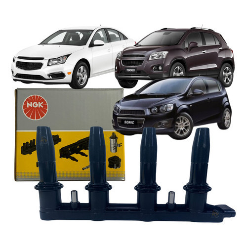 Bobina Ignição Original Ngk Sonic 1.6 2012 a 2014 Cruze 1.8 2012 a 2016 Tracker 1.8 2014 a 2016 em Oferta na Shopee
