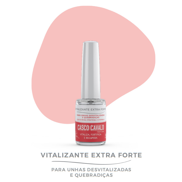 Base Para Tratamento Unhas Casco De Cavalo - Trop Care 8ml em Oferta na Shopee