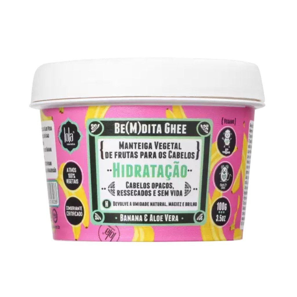 Lola Cosmetics Be(M)dita Ghee Hidratação - Máscara Capilar 100g em Oferta na Shopee