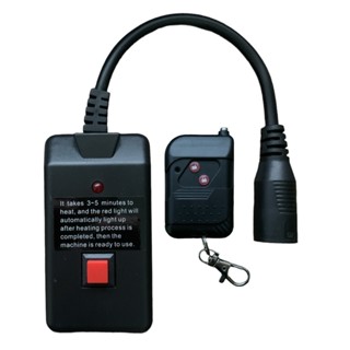 Controle Remoto Sem Fio Universal Com  Receptor e Botão Para Máquina de Fumaça em Oferta na Shopee