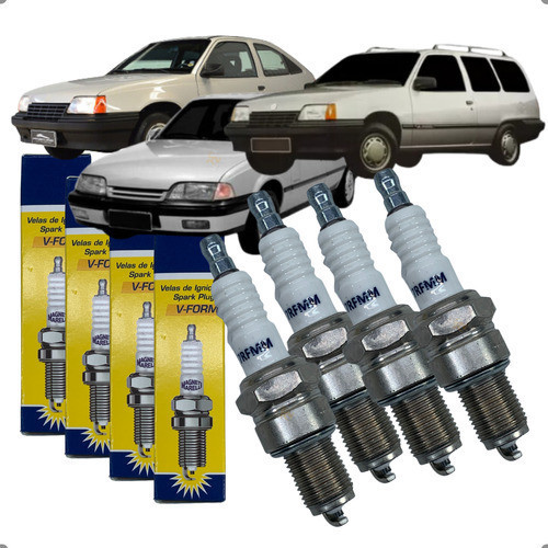 Jogo De Velas Original Magnet Marelli Monza 1.6 / 1.8 / 2.0 Kadett 1.8 / 2.0 Ipanema 1.8 / 2.0 em Oferta na Shopee