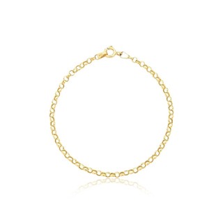 Pulseira feminina elo Portugûes delicada 1 grama em Ouro 18k em Oferta na Shopee