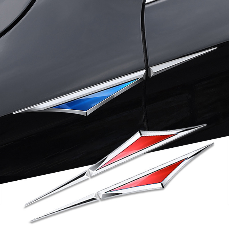 2pcs Adesivos De Liga Leve Para Carros Acessórios hyundai tucson creta kona solaris SORENTO Paliçada ix35 i30 i20 i40