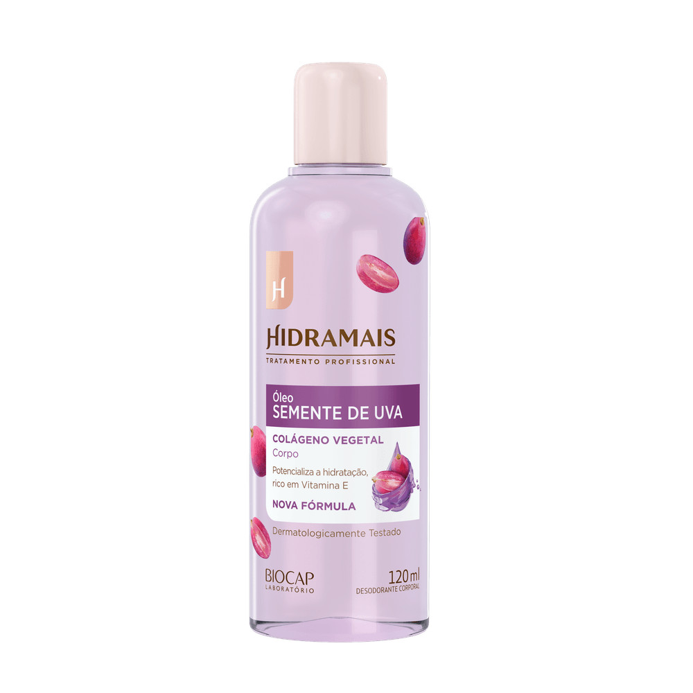 Óleo Corporal Hidramais Semente de Uva e Colágeno - Comprar com Melhor Preço em Banho e Cuidados com o Corpo