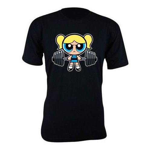 Camiseta  estampa Academia malhação fitness lindinha as meninas super poderosas LAÇAMENTO