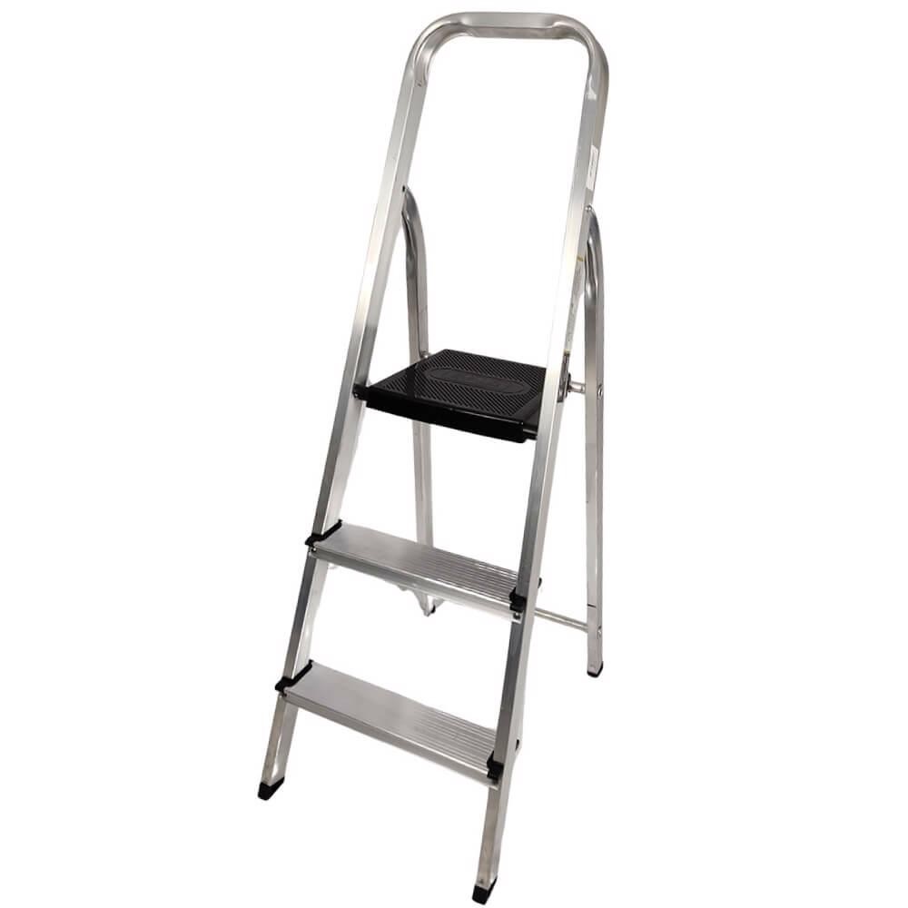 Escada Domestica de Alumínio 3 Degraus EVE1023 EVALD em Oferta na Shopee