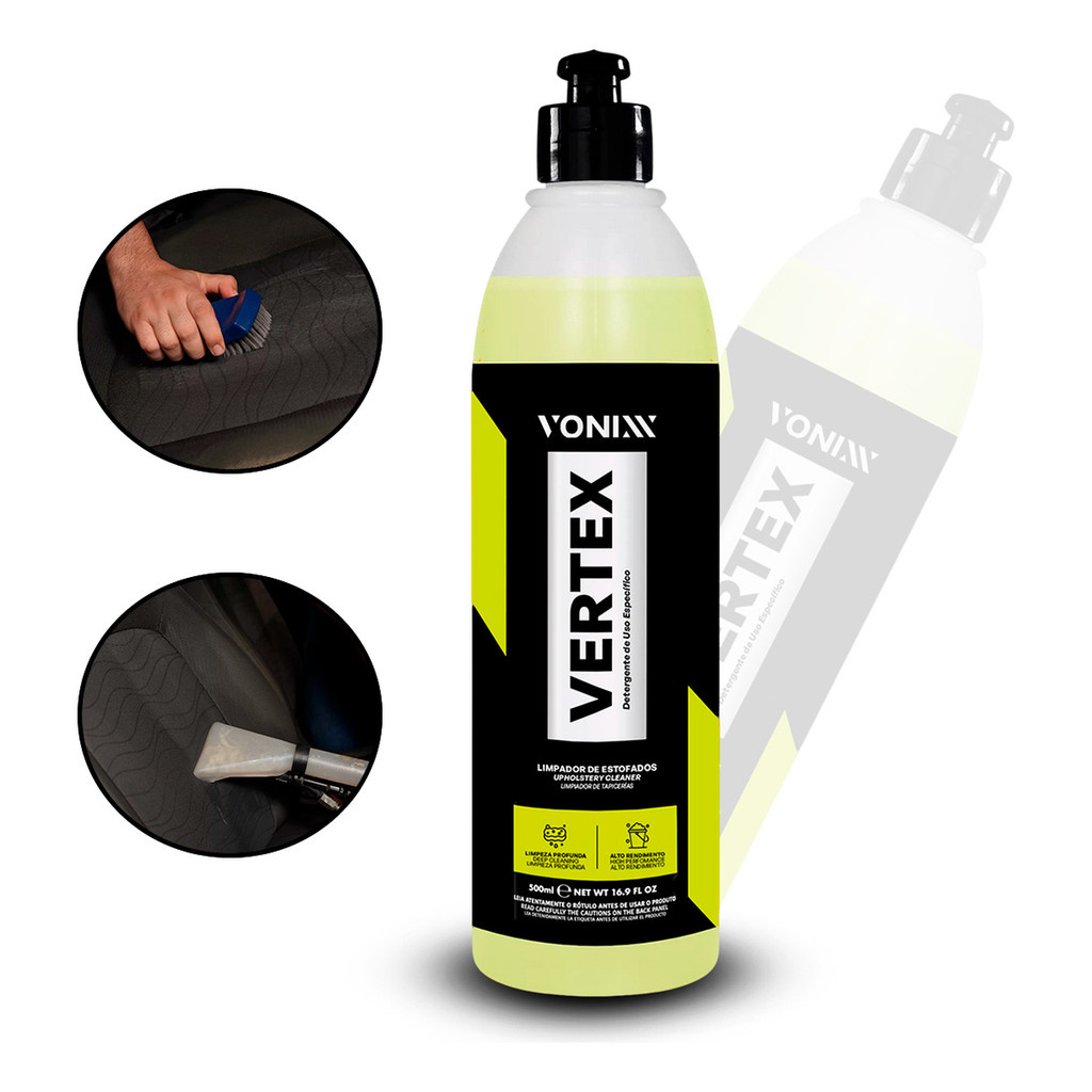 Vertex 500ml Vonixx - Limpeza Poderosa para Estofados de Carro e Casa em Oferta na Shopee