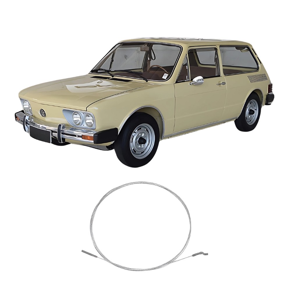 Detalhes do Cabo Acelerador Volkswagen Brasilia 1978 Em Diante 2710 Mm