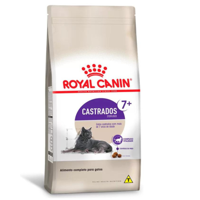 Ração Royal Canin Sterilised 7+ para Gatos Castrados Acima de 7 Anos 4kg em Oferta na Shopee