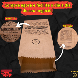 Saco para Pães - Tamanhos 1kg, 2kg, 3kg, 4kg, 5kg e 7,5kg - saco de pao em Oferta na Shopee