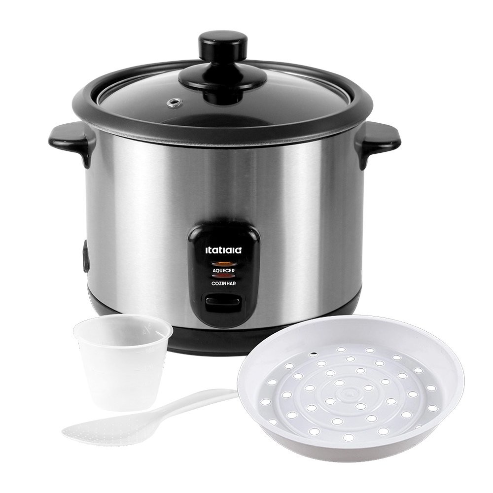 Panela de Arroz Elétrica Itatiaia PAMID - 1,5 Litros, Inox em Oferta na Shopee
