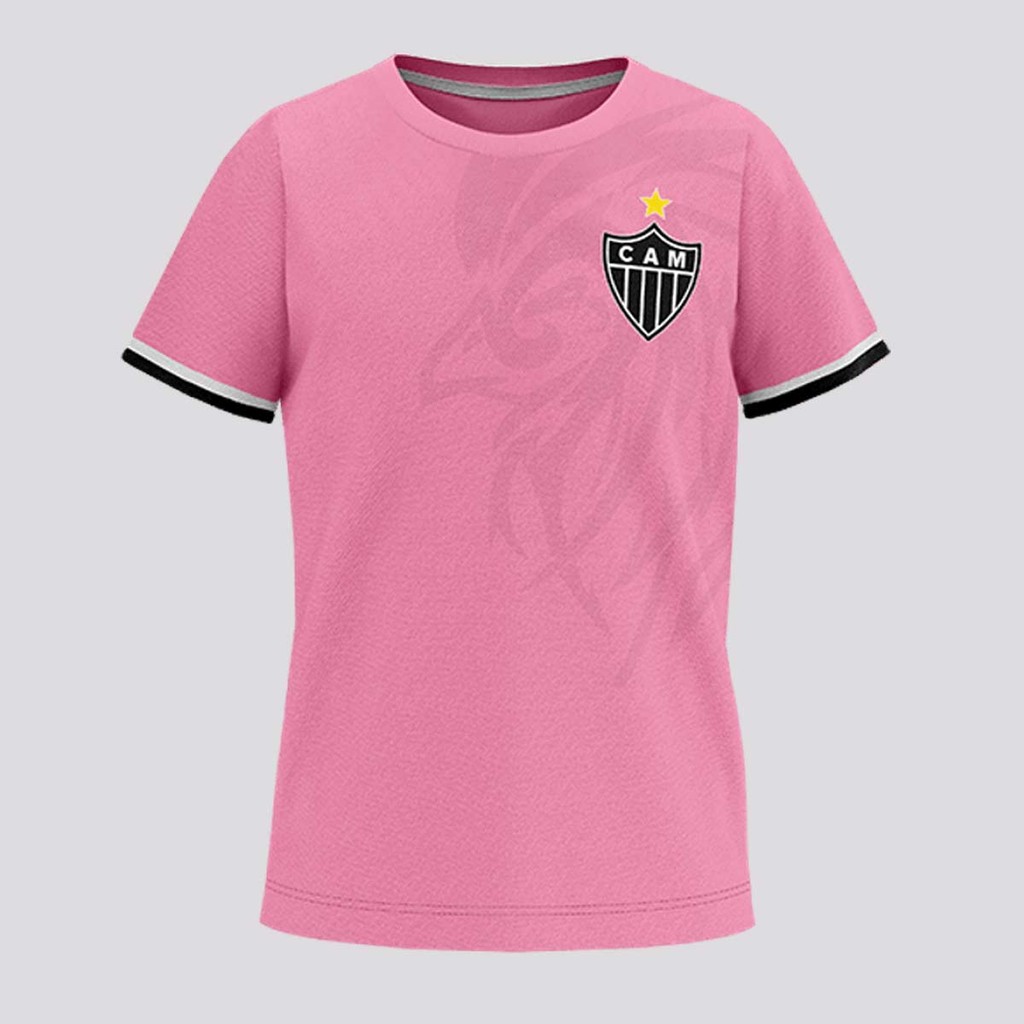 Camisa Atlético Mineiro Troféu Infantil Rosa em Oferta na Shopee