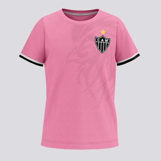 Camisa Atlético Mineiro Troféu Infantil Rosa em Oferta na Shopee