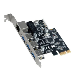 Placa Controladora 3 x Usb 3.0 Pci Express 10/100/1000 Mbps KP-PL908