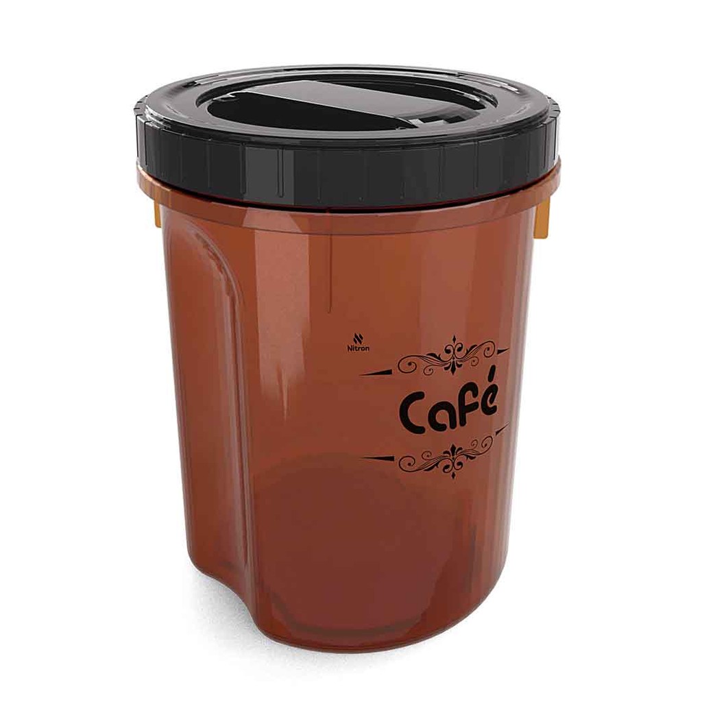 Pote Organizador Café Acoplado com Rosca 2L para Mantimentos e Alimentos Cozinha Organizada
