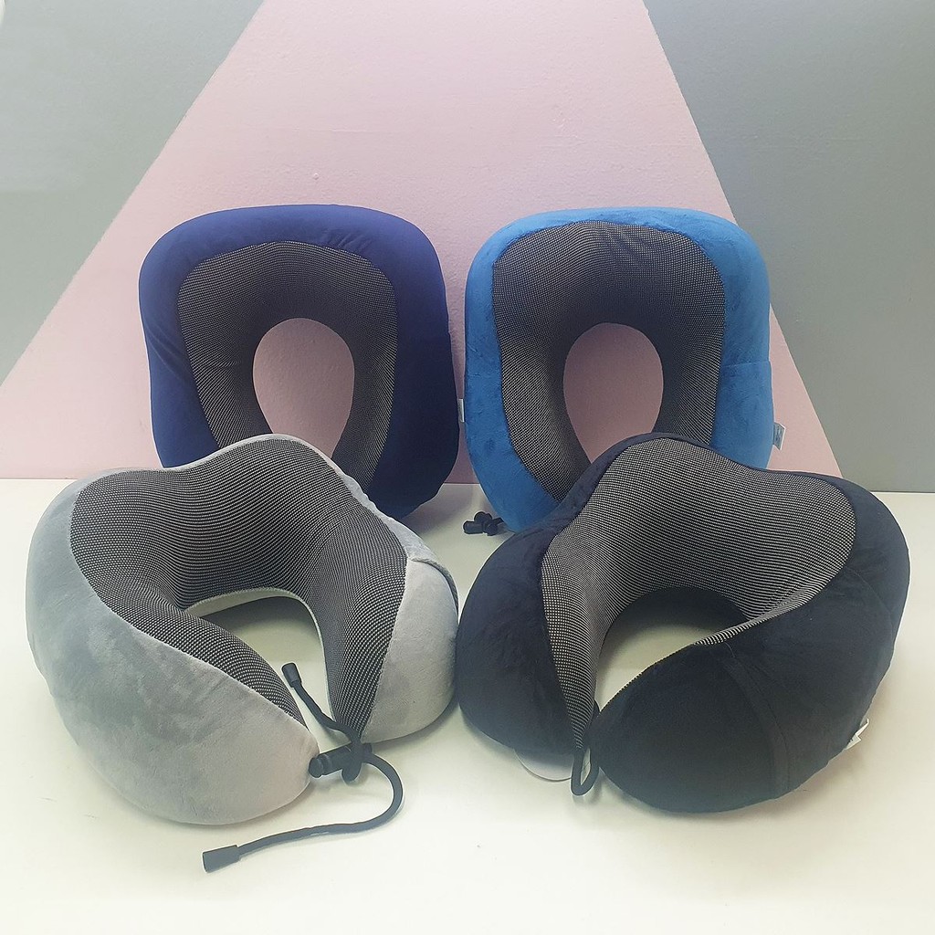 Almofada Viagem Travesseiro Pescoço Descanso Viagem Confortável