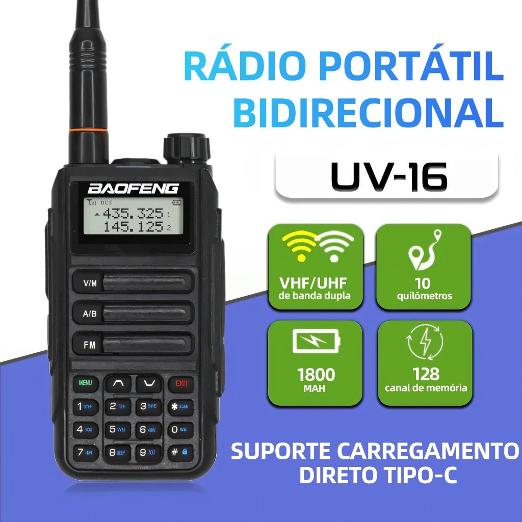 Rádio Baofeng Uv 16: Onde Comprar | BuscaProdutos