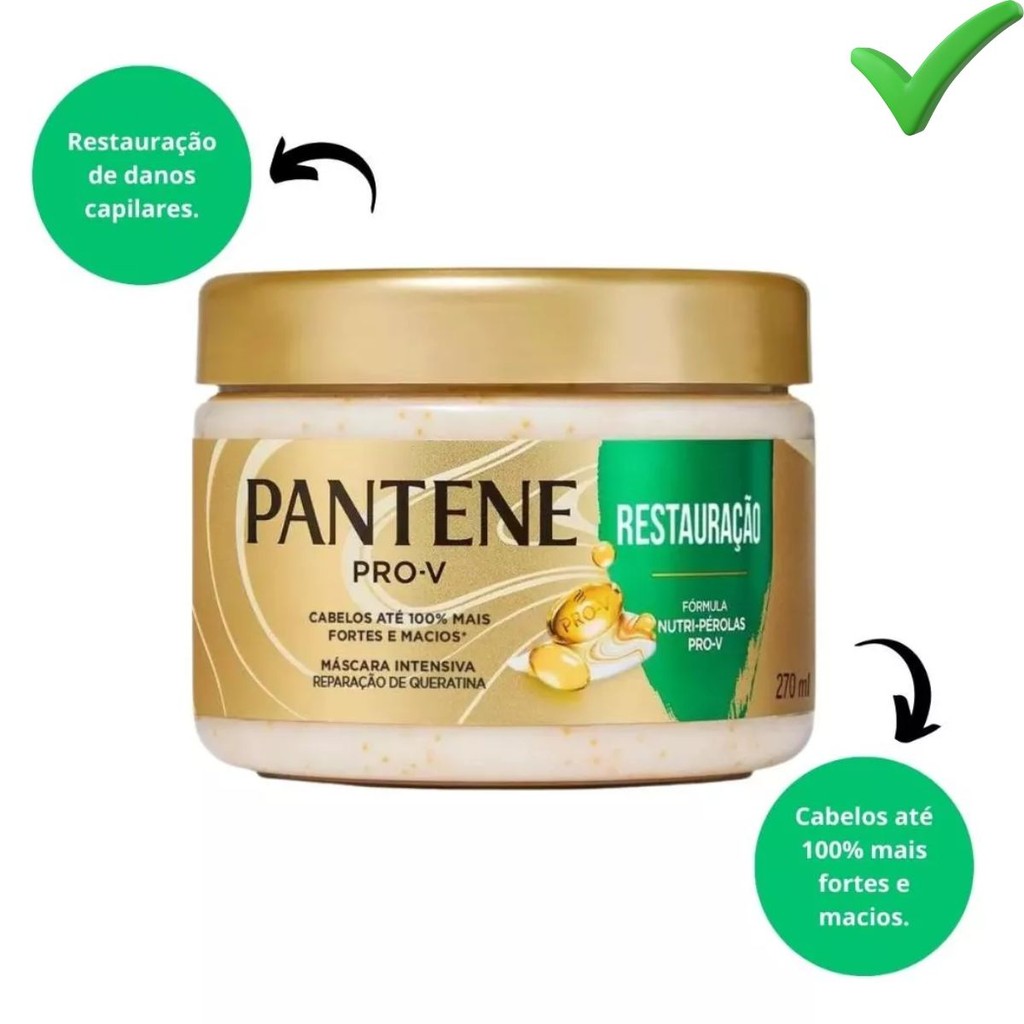 Máscara Capilar Intensiva Restauração Pro-v 270ml Pantene
