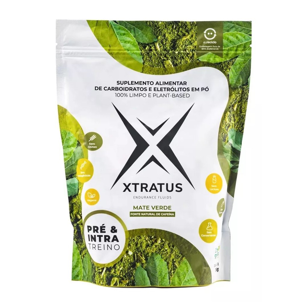 Suplemento Xtratus Endurance Pré Intratreino Mate Verde 1kg - Health