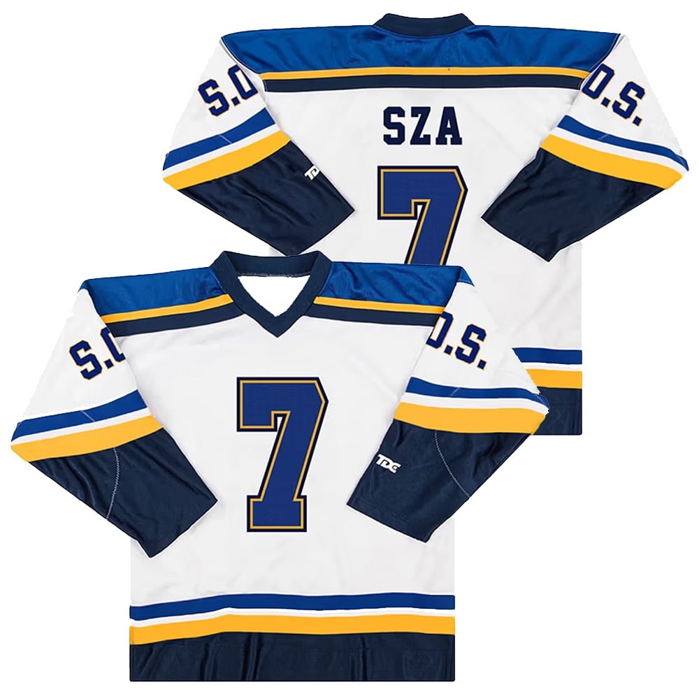 SZA Jersey SOS Blind 2025 Moletom De Manga Comprida Da Turnê Norte-Americana