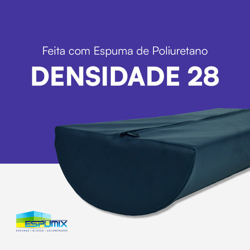 Rolo Posicionador Meia Lua Espuma Com Capa 60x 20x 20 P Fisioterapia