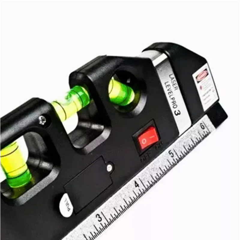 Nível Laser Profissional Trena Level Pro3 2,5m 3 Bolhas Nivelador Régua AG13 45° Horizontal Vertical em Oferta na Shopee