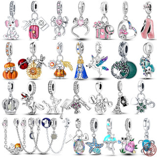Pingente de prata S925 Original, compatível com pulseira Original de 3mm, joias DIY, presente de aniversário em Oferta na Shopee