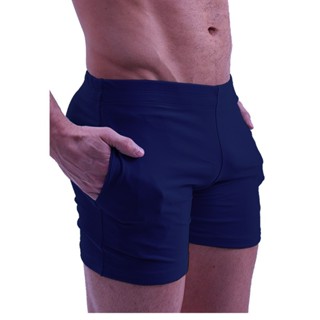 Sunga Bermuda Short Com Bolsos / Lycra em Oferta na Shopee