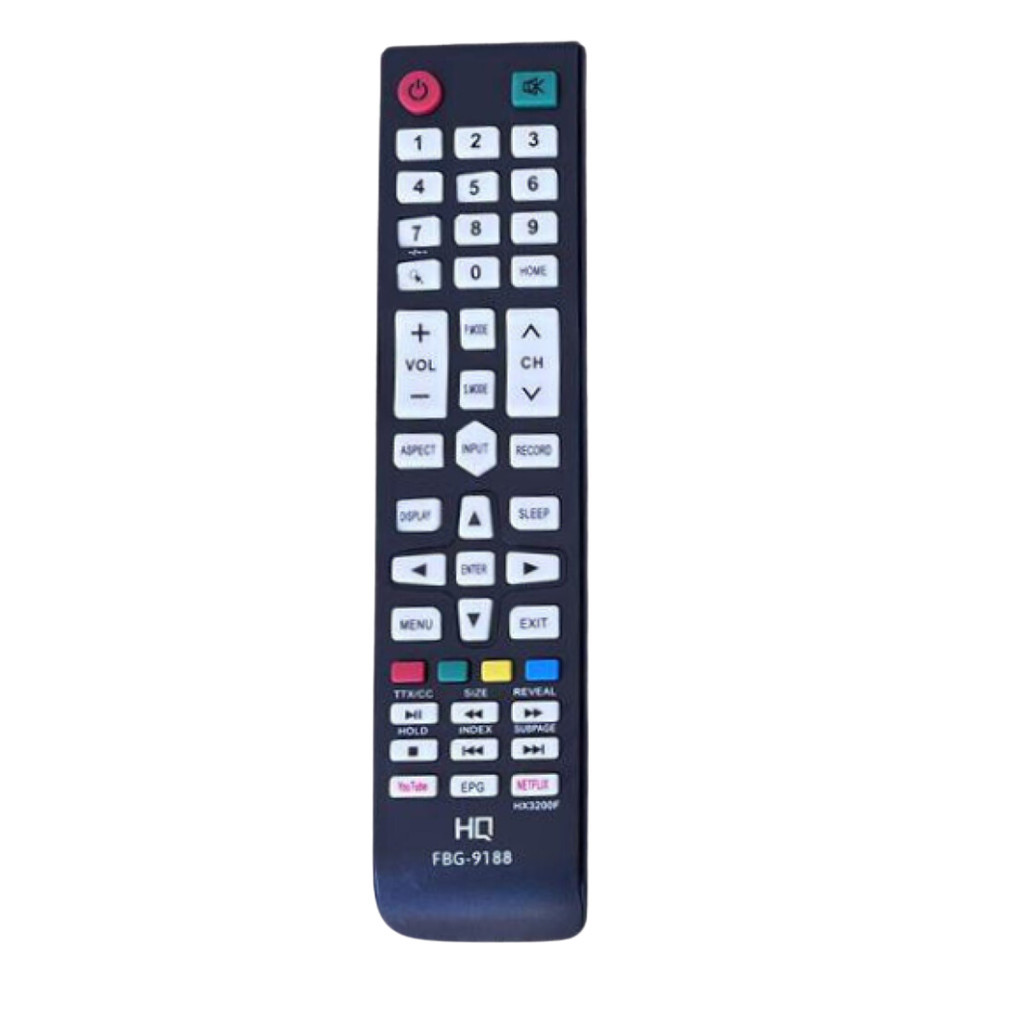 Controle Remoto Tv Hq Sma,9188,FBG-9188 Smart LED Hq Compatível