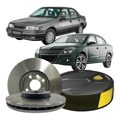Par Disco Freio Novo Dianteiro Ventilado Gm Astra Vectra